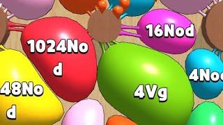 Blob Merge 3d - another large numbers Unlocked! 512Nod, 1024Nod, 2048Nod, 4Vg