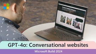 Conversational website: Satya Nadella at Microsoft Build 2024