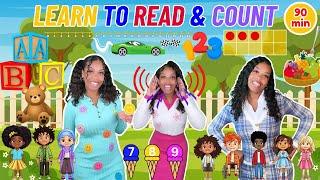 Learn To Read & Count| Identify The 5 Senses |Learn fruits & Vegetables| Learning with Ms Houston