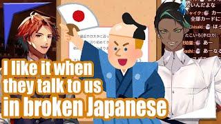 Roberu and Oga loves it when Kaigainikis use broken Japanese to talk to them [Holostars EngSub]