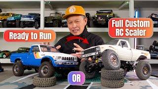 NWSD BBV5 RC Toyota Pickup truck project build - leaf chassis scale rc built for performance.