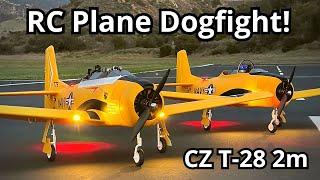 FPV Dogfight from RC Plane Cockpit - E-flite Carbon-Z T-28