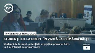 STUDENȚII DE LA DREPT  ÎN VIZITĂ LA PRIMĂRIA BĂLȚI