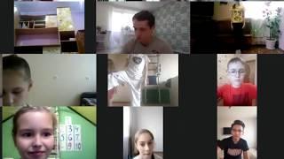 Фрагменты совместной онлайн-тренировки 23.04.2020