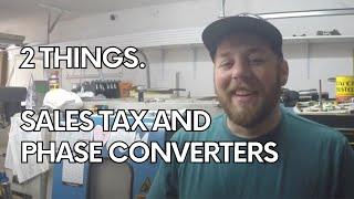 Setting Up Your Machine Shop: Tax Exemptions and Electricity