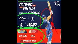 Marcus stonis super performance #shorts #marcusstoinis  #iplnews