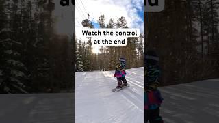 7 Year Old Girl w/ GREAT BOARD CONTROL - Rowley Adventures #snowboarding