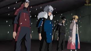 Orochimaru Summons Four Hokages | English Dub | Episode 366