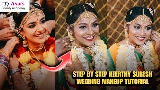 Keerthi suresh wedding makeup tutorial| #keerthisuresh #wedding #weddingmakeup #makeuptutorial