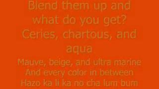 The Spectrum Song with lyrics