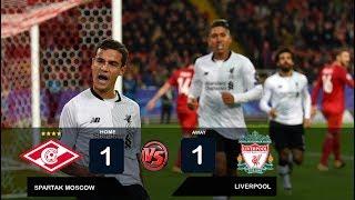 SPARTAK MOSCOW vs LIVERPOOL 1-1 All Goals & Highlights Champions League - 26 September 2017