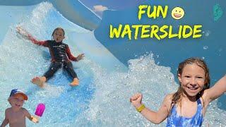 WATERSLIDE FUN | Ella's CRAZY birthday at Water Park.