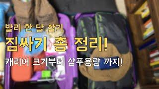 [발리 한달살기] 캐리어부터 여성용품까지 짐싸기의 모든것 - 쓰레빠 부부 짐싸는 것 부터 난관이다. (캐리어 공개)