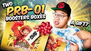 Fan Opening! Two PRB01 Boxes That were Gifted to Me - One Piece TCG Box Opening