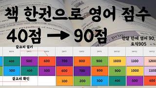 공시 영어 90점, TOEIC 900점 한달 만에 만들었던 영어 공부법 (공무원 영어 ,수능, TOEIC, 지텔프)