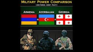 Armenia vs Azerbaijan vs Georgia | Military Power Comparison 2024 | Global Power