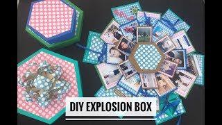 How to make Explosion Box| Hexagon Explosion Box| Exploding Box | DIY Explosion Box| Soumya Dubey