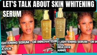 HOW TO GET FAIR FAST! SKIN WHITENING SERUM YOU SHOULD ALL TRY / QEI PARIS OR INNOVATEUR SERUM REVIEW