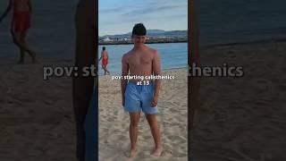 Calisthenics transformation #shorts #transformation #calisthenics