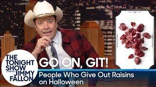 Go On, Git: People Who Give Out Raisins on Halloween