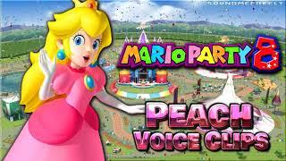 All Princess Peach Voice Clips • Mario Party 8 • Nintendo Wii • Voice Lines (Samantha Kelly)