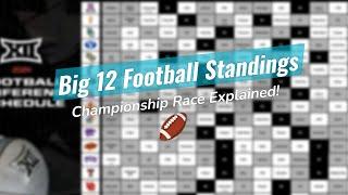  The Big 12 Football Standings Explained! 