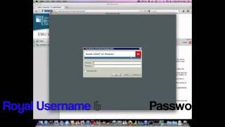 Using EMU WebVPN to access Tserve from a MAC Workstation