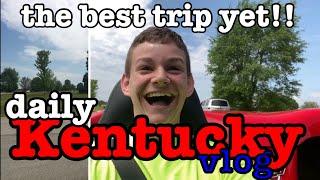 Daily Kentucky Vlog!! the best one yet!!! Getting floored in a 2003 C5 Convertible!!
