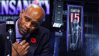 Vince Carter's Raptors Jersey Retirement! #Vinsanity 