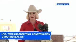 Texas border wall construction groundbreaking