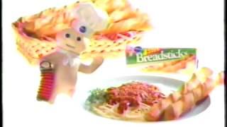 1991 Pillsbury Soft Breadsticks "They go fast" TV Commercial