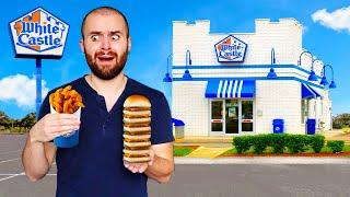 Eating At WHITE CASTLE For 24 HOURS