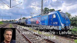 Führerstandsmitfahrt 186 Lindhorst - Seelze - Lehrte / Video 154