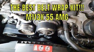 Mercedes Benz 55 AMG Supercharger Belt Wrap Kit M113K Instructional Video (available for sale)