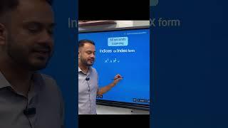 Indices concept  #maths #luminary #basics