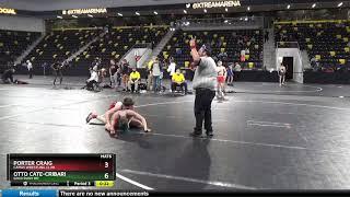 High School Boys 126 Otto Cate-Cribari GOLD RUSH WC Vs Porter Craig Camas Wrestling Club