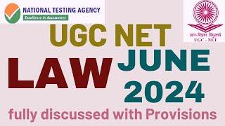 UGC NET  JUNE 2024 - LAW PAPER  - UGC NET - Fully Discussed