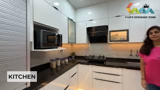 2bhk modern interiors | Interior design | Best Interior Designer in Pune | Kams Designer Zone