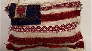 Sunday Slow-Stitching with Rita * Patriotic Pin Keep