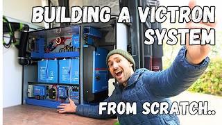 Ultimate VICTRON Off Grid System for Van Life (step by step) PART 1 || Self Build Van Conversion