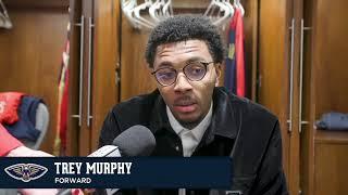 Trey Murphy III Postgame Interview | Pelicans vs. Kings 12/12/24