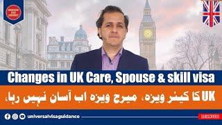 UK Spouse Visa, Care Visa, Skill Worker Visa Changes | UK Immigration Laws Changes