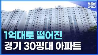 1억대까지 하락한 경기도 30평대 아파트 [경기도 아파트 매매 부동산 전망 폭락 하락 급매 집값]