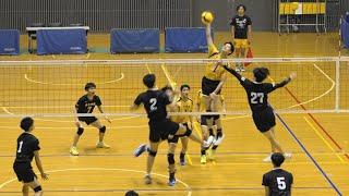 Sundai HS vs Chuo uni 2nd set All Japan volleyball - regional round #HirokiBito #SomaMasumoto