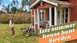 late summer house hunt in Sweden