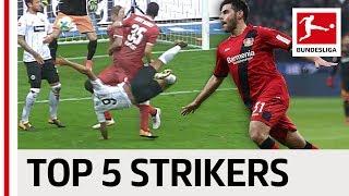 Top 5 Strikers So Far 2017/18 - Kalou, Volland, Finnbogason & More