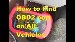 How To Find OBD2 port Location on All Vehicles