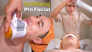 ASMR Neck Shoulder Massage & Pro 10-Step Facial Care I Fell Asleep Instantly