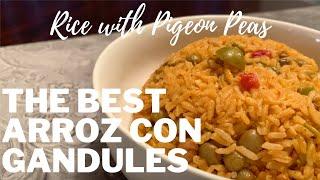 HOW TO MAKE ARROZ CON GANDULES | RICE WITH PIGEON PEAS RECIPE