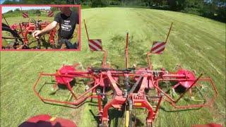 Tedding grass with the Lely Lotus  08 06 21